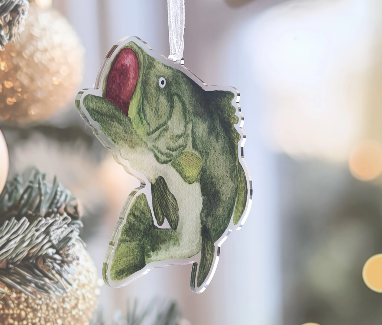 Fishing Acrylic Ornament