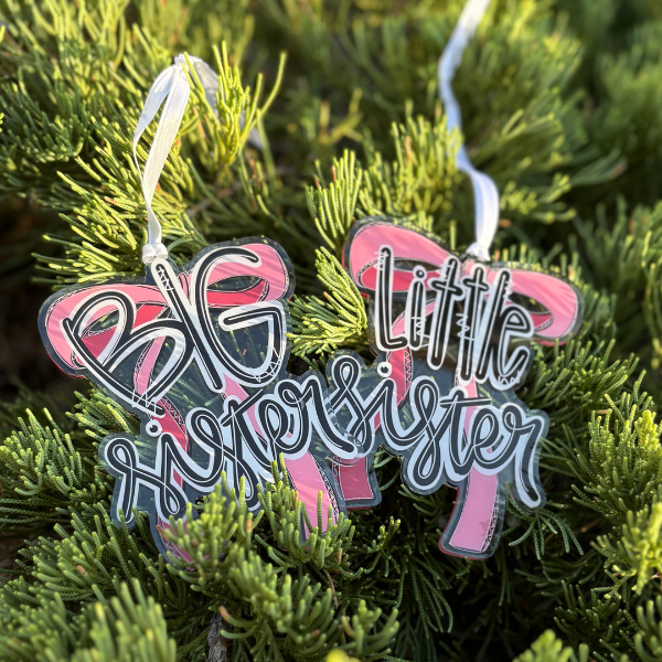 Little Sister Acrylic Ornament