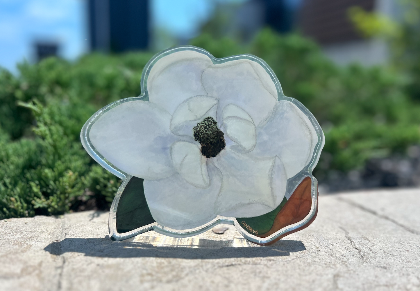 Magnolia Acrylic Art Block