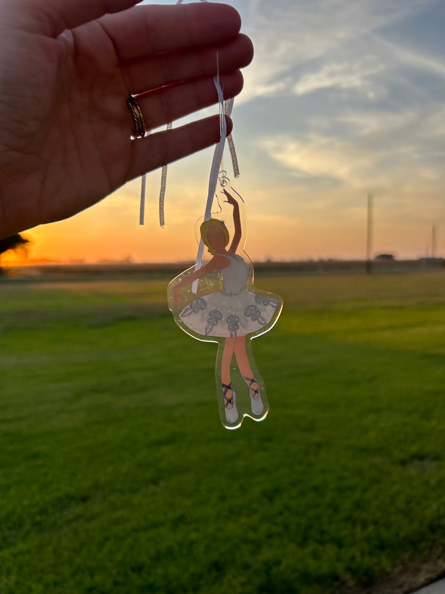 Nutcracker Ballet Snow Queen Ballerina ornament