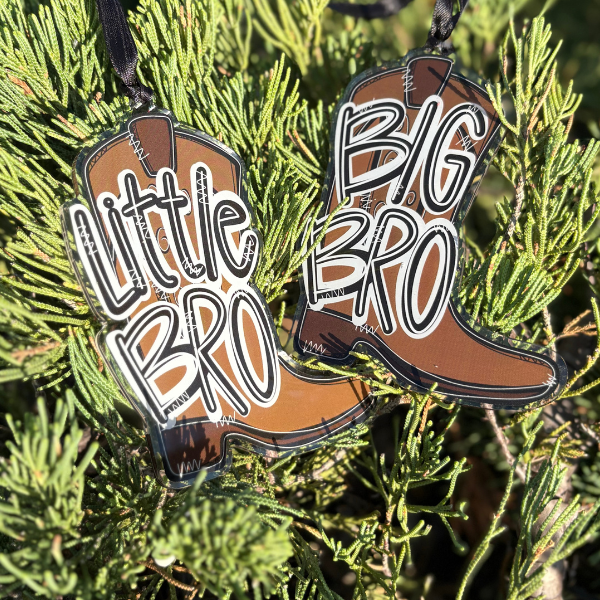 Cowboy Boot Ornaments 