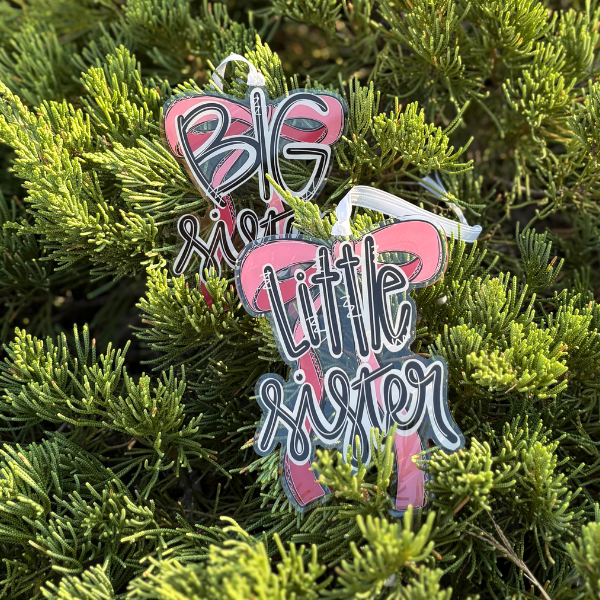 Sister Christmas Ornaments 