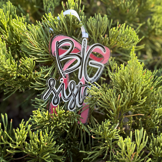 First Christmas Big Sister Ornament 