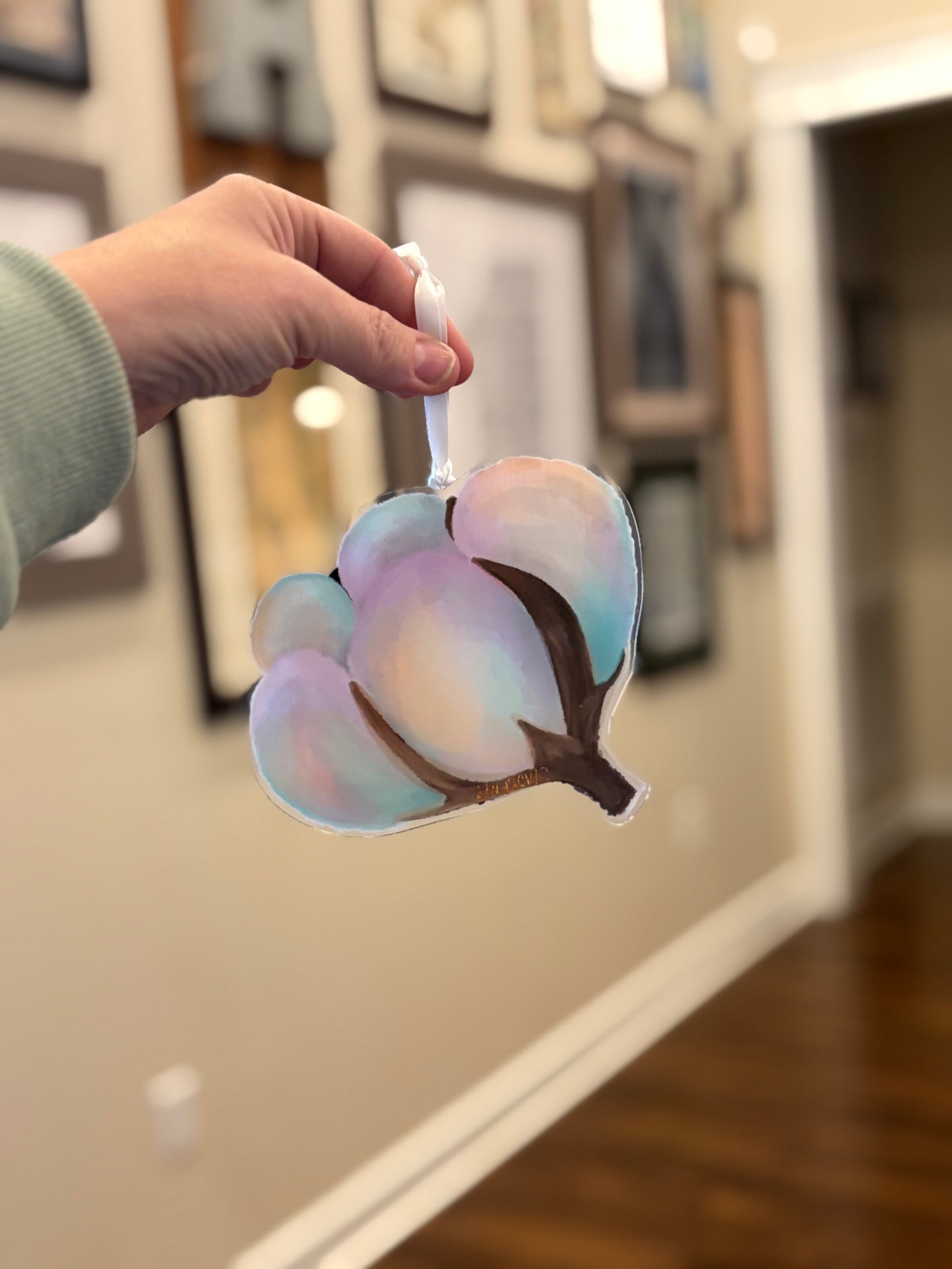 Cotton Farmer Ornament 