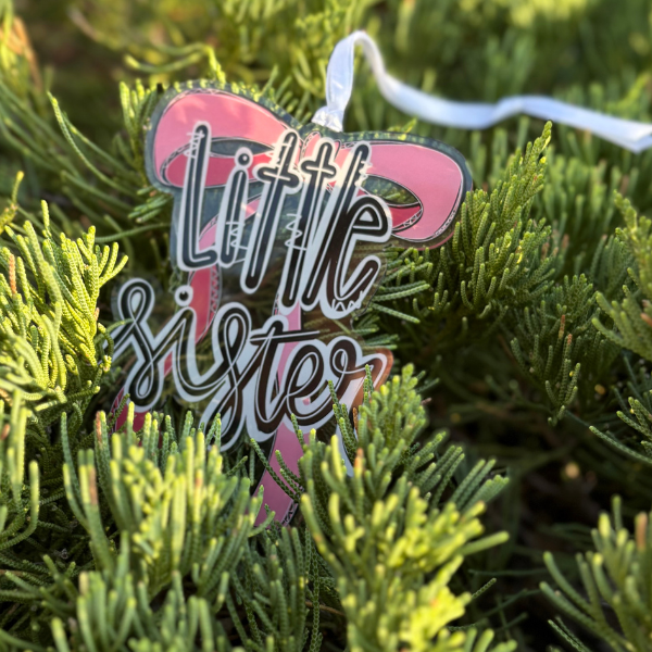 Lil Sister Box Ornament 