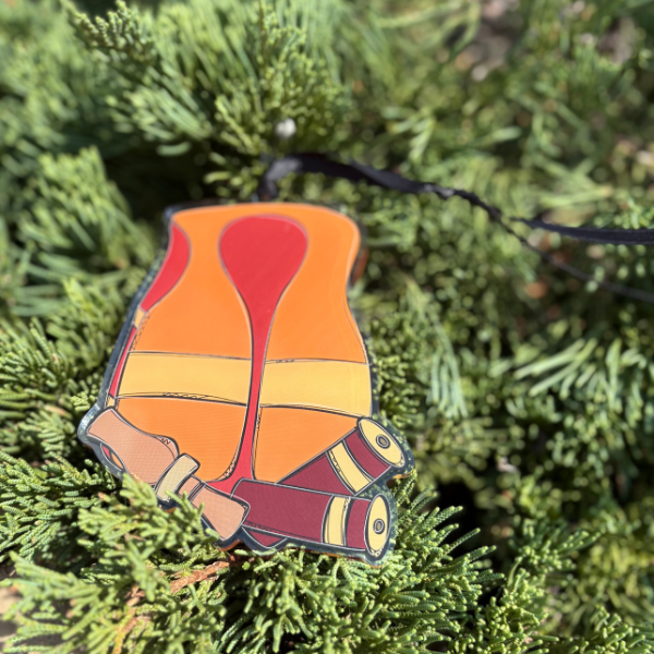 The perfect Christmas ornament for the outdoor lover in your family. 