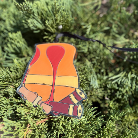 The perfect Christmas ornament for the outdoor lover in your family. 