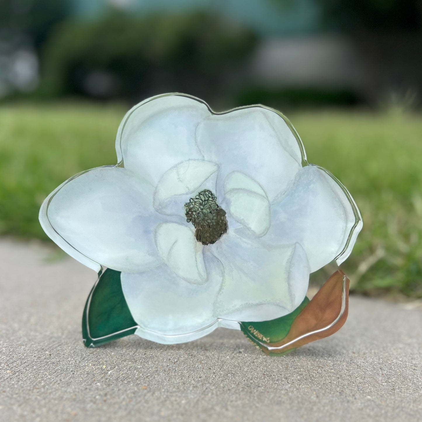 Magnolia Acrylic Art Block