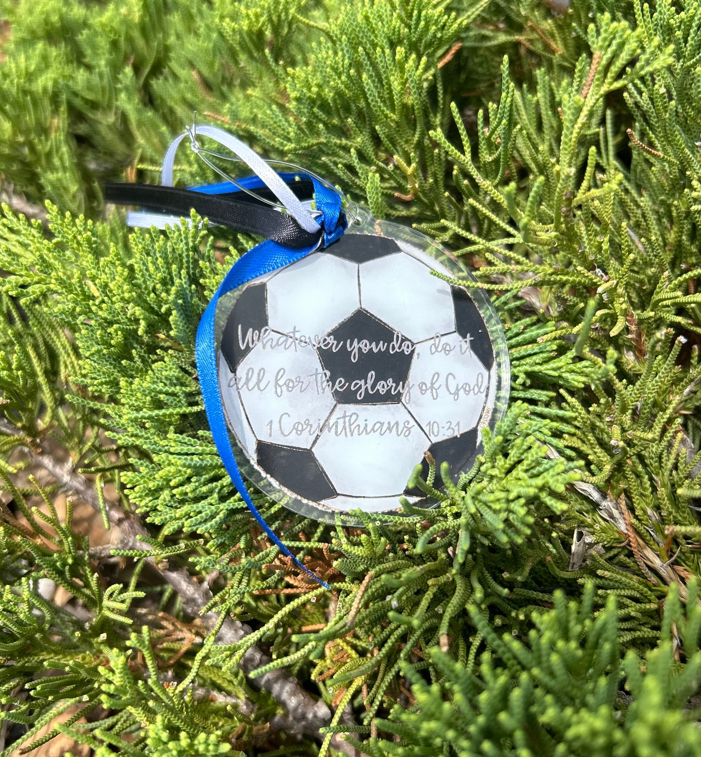 Soccer Acrylic Ornament