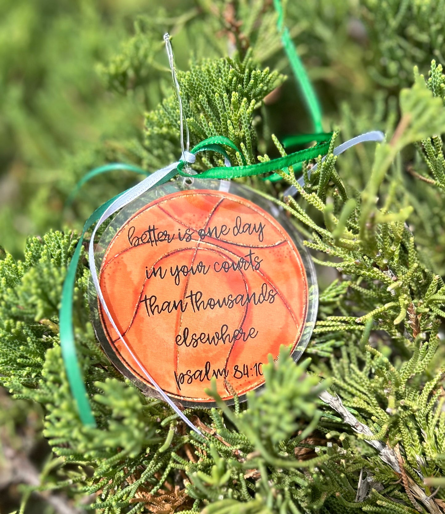 Basketball Acrylic Ornament