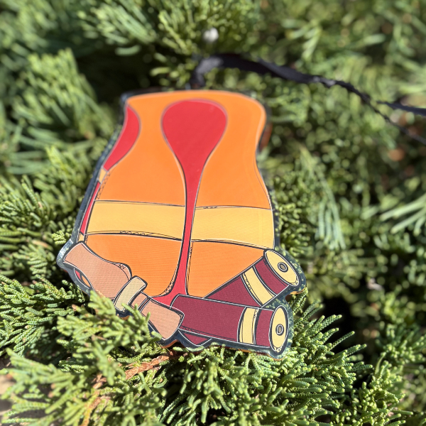 Hunter Safety Vest Christmas Ornament