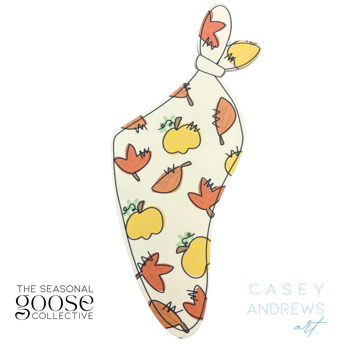 Porch Goose Door Hanger Fall Scarf