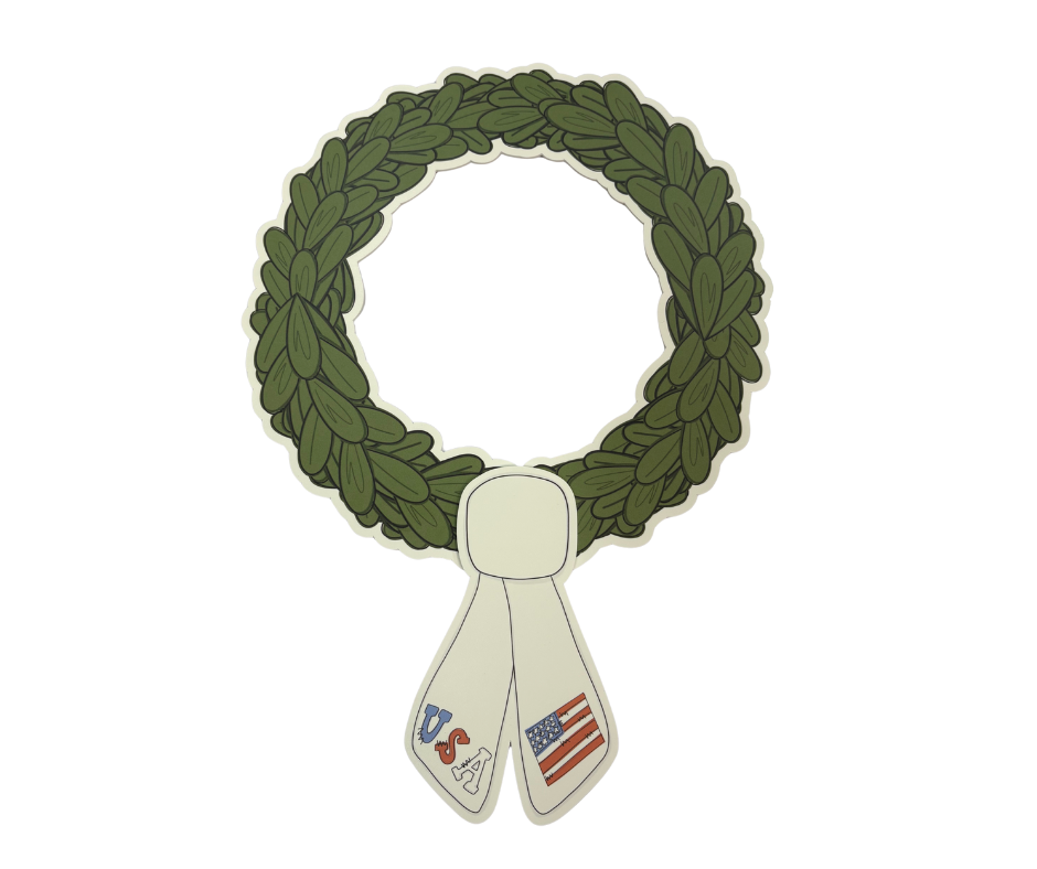 boxwood wreath weather proof door hanger with seasonal sash